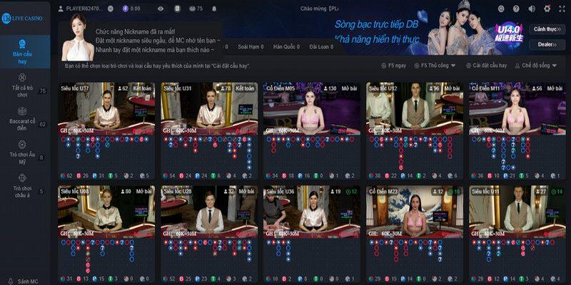 Tổng hợp các sảnh Casino tại BONGVIP - DB Live Casino