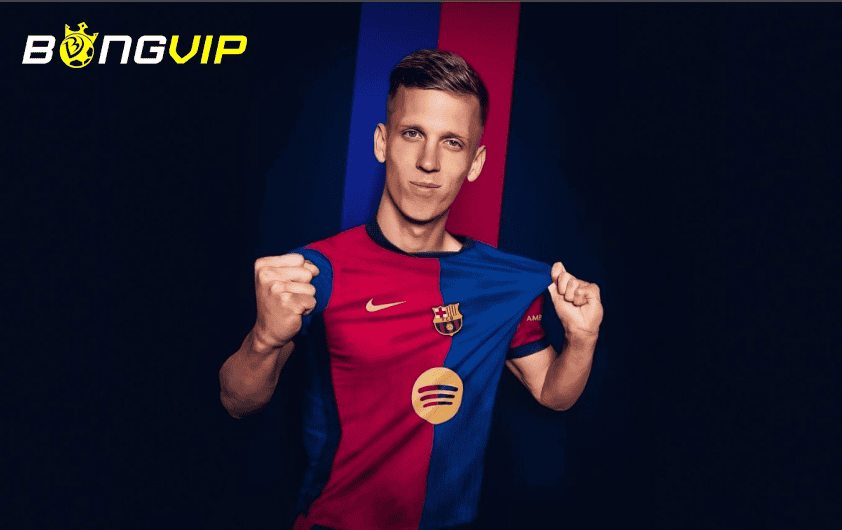 Dani Olmo được đăng ký thi đấu tạm thời (Ảnh: Blaugrana).